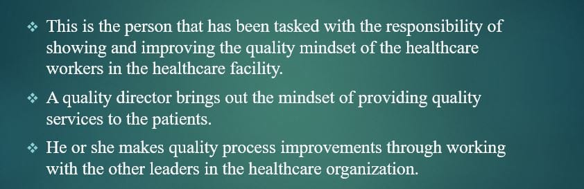 Analyze areas of a safety and quality dashboard of concern to a risk manager.