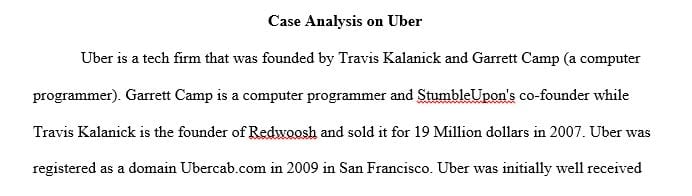 Analyze the market before Uber’s entry. Describe the inefficiency Uber exploited.