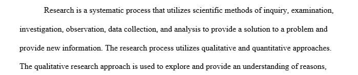 Comparing and contrasting at least 5 elements of quantitative and qualitative research.