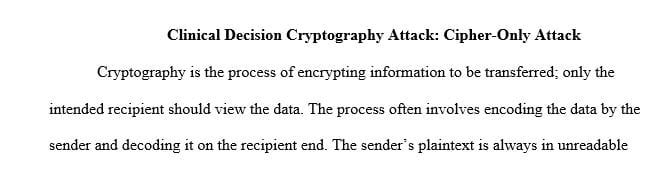 Cryptography is used to protect confidential data in many areas.