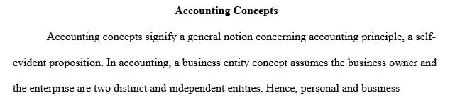 Determine at least three concepts that you found eye-opening that you were not aware of before taking this accounting course. 