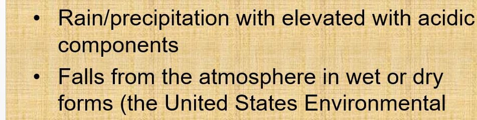 Develop a PowerPoint presentation based on the research you have conducted on Acid rain.