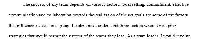 Develop a strategy to use two out of eight indicators to improve the performance of an organizational team