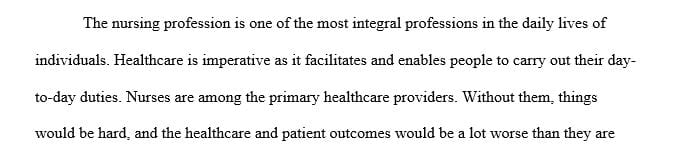 Discuss how it impacts quality of care and patient safety in the setting in which it occurs.