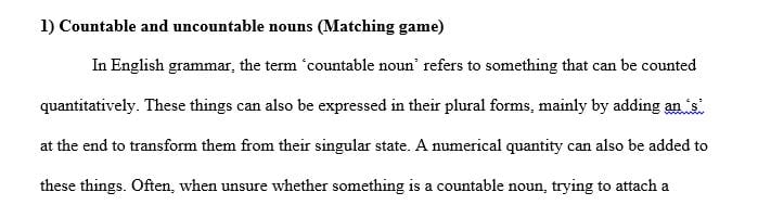 Discuss how the activity might refute, challenge or support three of the statements.