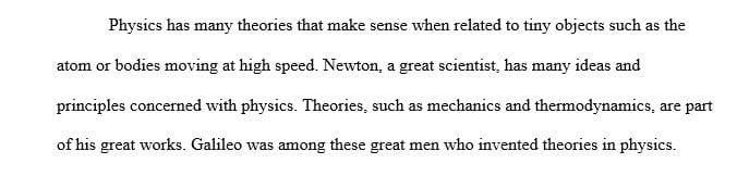 Explain how these principals connect to work done by Galileo or Newton.
