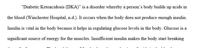 Explain the major differences between laboratory test values found in diabetic ketoacidosis and in hyperosmolar hyperglycemic state