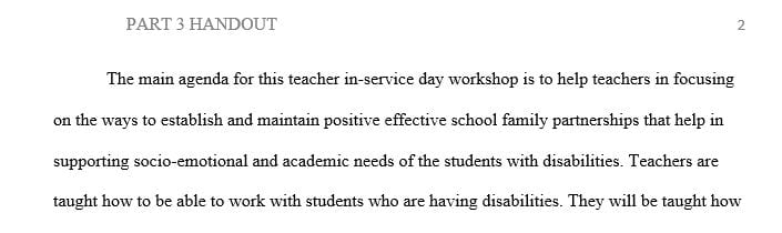 Highlights of the key points from the workshop
