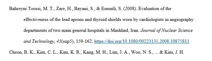 How does the improvement of technology eliminate lead aprons during an X-ray