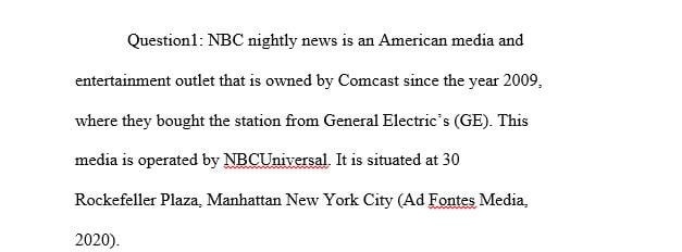 How does the medium (TV radio or internet) affect the message of the outlet.