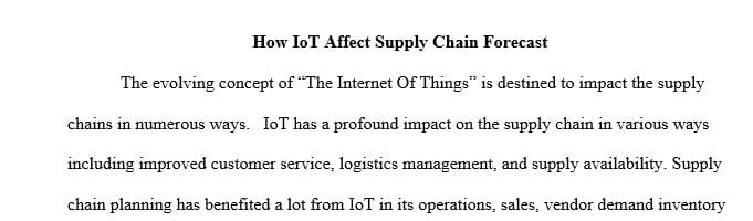 How has the development of the internet affected the way companies forecast in support of their supply chain planning process