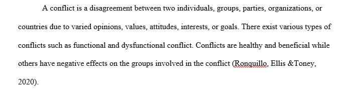 How is Functional conflict different from Dysfunctional Conflict.