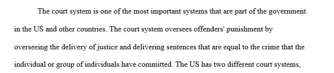 Identify what is different between these actors in federal courts from the same actors in the state courts.