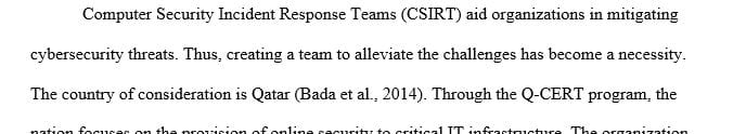 Research and explain the US government strategy for a Computer Emergency Response Team. Which agency operates the CERT? What level of funding is provided to the CERT?