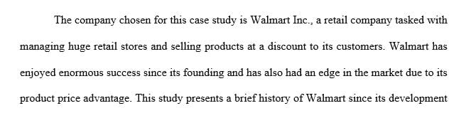 Research your chosen company, and then briefly summarize the history of the company from start-up until the present time.