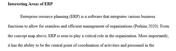 Select one of the topic: Enterprise Resource Planning Systems (ERP)