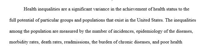 There are many arguments and much research that demonstrates the failing healthcare system for urban America.