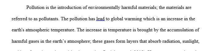 Thinking about the different types of pollutants and heat that can be effectively processed by our environment