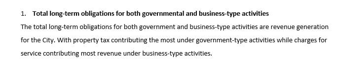 Total long-term obligations for both governmental and business-type activities