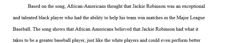 What did African-Americans think of Jackie Robinson and how did they react to his performance in Major League Baseball