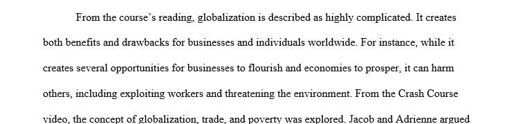 What responsibility do businesses have to developing economies, workers, and the environment when they choose to pursue global strategies