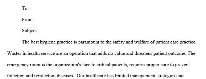 Write a 175-word memo to front-line staff and nurse leaders explaining your findings