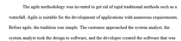 Write around 3 pages paper on an analysis of the Agile Manifesto.