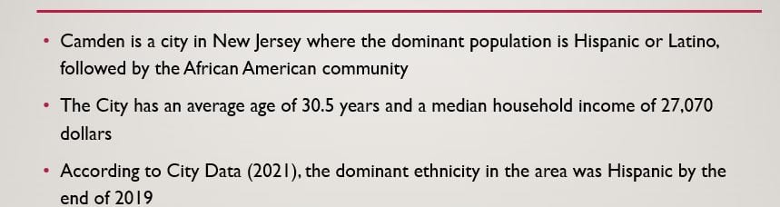 Create a PowerPoint presentation of 15-20 slides describing the chosen community interest.