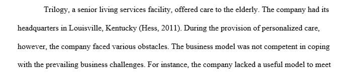 Explain the critical factors in Trilogy’s business model that limited growth.