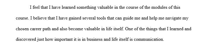 How will the lessons from this term influence your individual perspective on yourself, organizational performance