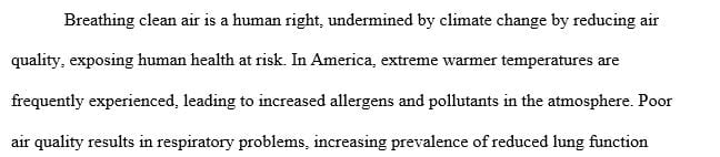 Research public health issues on the "Climate Change" or "Topics and Issues" pages of the American Public Health Association (APHA) website.