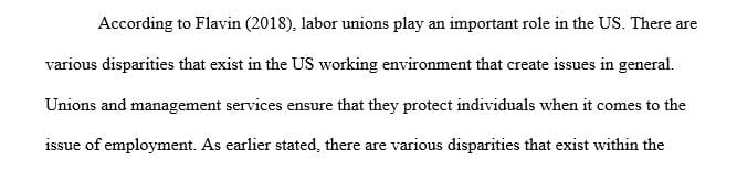 What is the role of management and unions in society today