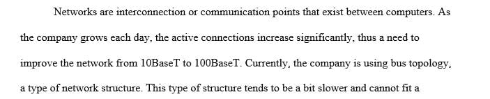 What updates you would have about network hardware in order to move to 100BaseT