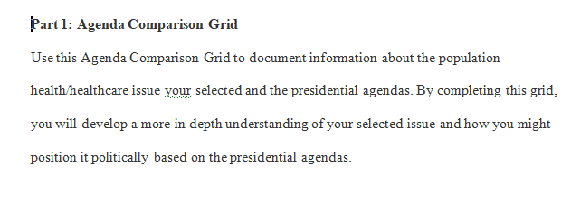 Analyze recent presidential healthcare agendas.