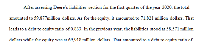 Compare the liability section of the balance sheet to the equity section