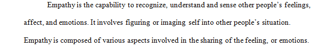 Explain how empathy affects helping.