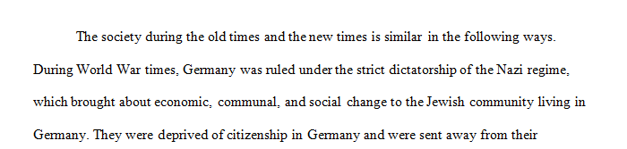 How do you think the new and old versions represent different aspects of their societies/times
