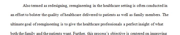 How nurse managers and nurse leaders contribute to the reengineering of health care.