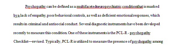 name-and-describe-five-instruments-used-to-measure-psychopathy