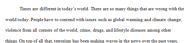 Select one organization you believe to be the most dangerous to our global society and explain why.