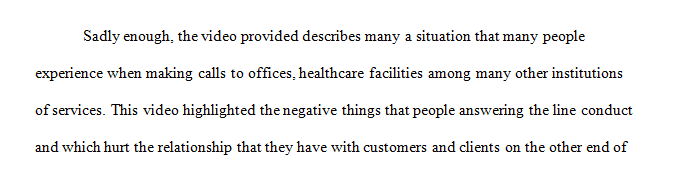 Share your professional opinion on how you feel about the video “Bad Phone Etiquette”