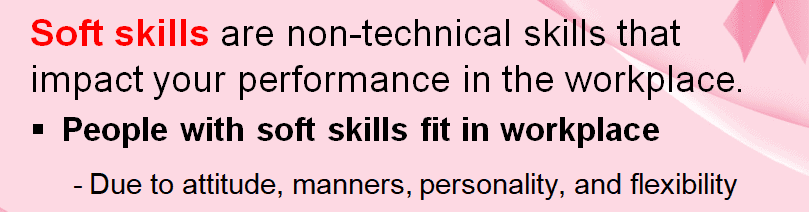 Soft skills are a crucial element when functioning as part of a health care team and delivering quality care to patients.