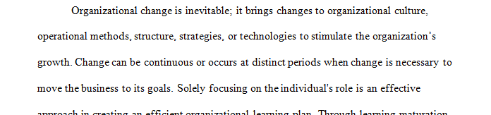 The social and organizational issues that exist with better understanding why changes occurs.
