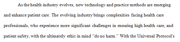 Think of any other changes that you have observed in the healthcare setting that help to facilitate a PCC environment?
