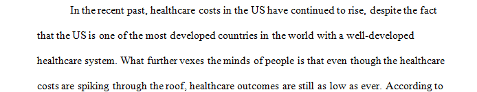 What is one reason why health care costs continue to rise