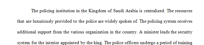 Write an Intelligence Briefing on a topic related to policing/crime/ intelligence in KSA