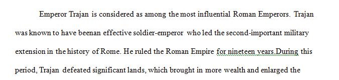 Choose an influential person from Roman history