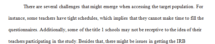 How you may address these challenges by avoiding or mitigating the effects of such challenges through study design