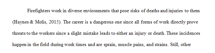 Imagine yourself as the Executive Fire officer of your department or another medium or large size department.