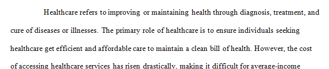 Describe an experience with a bill that you received at a hospital or doctor’s office.